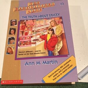 Vintage 1986 The Baby Sitters Club #3, “The Yruth About Stacey,” Paperback